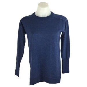 J Crew Merino Wool Cotton Tunic Sweater High Low
